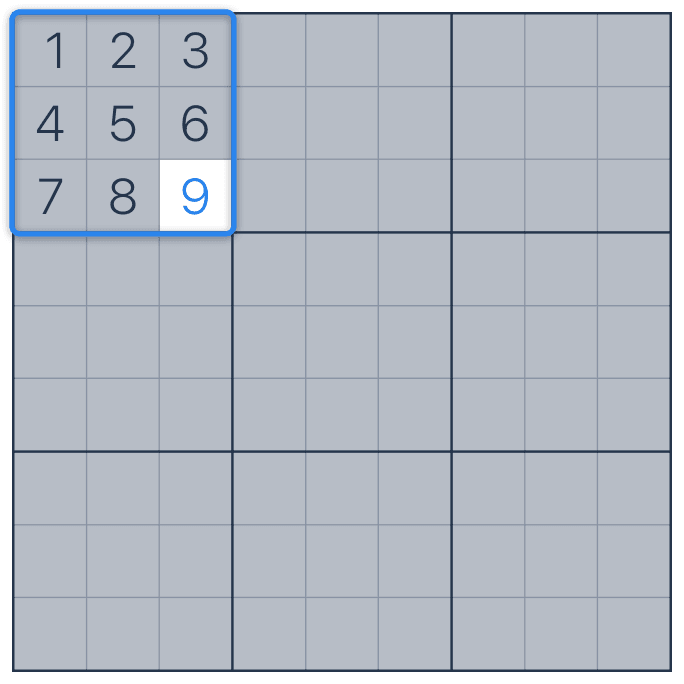 Last free cell step 2
