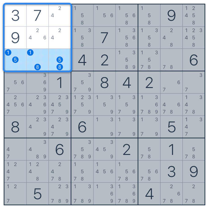 Obvious triples step 3